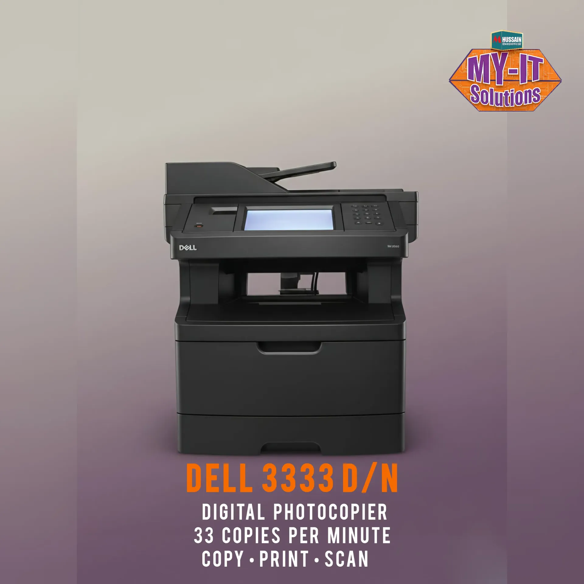 Dell 3333 D/N PhotoCopier machine (Black)