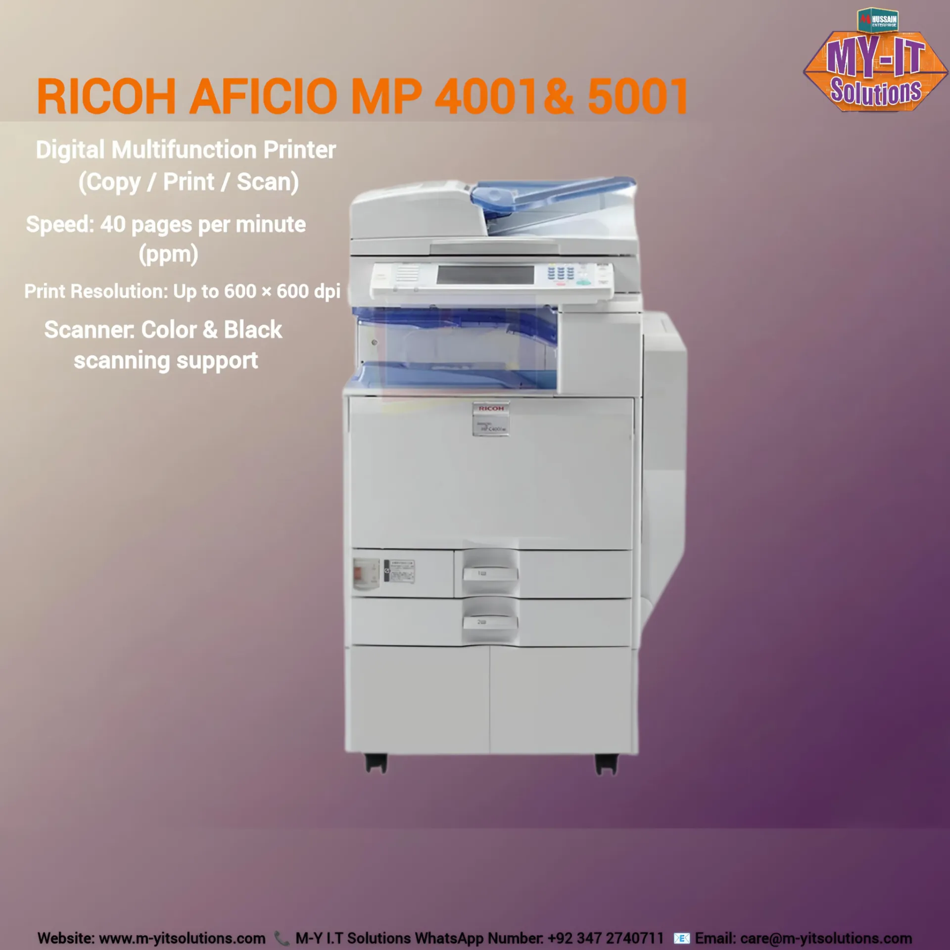 Ricoh MP 5001 & 4001 (Black)