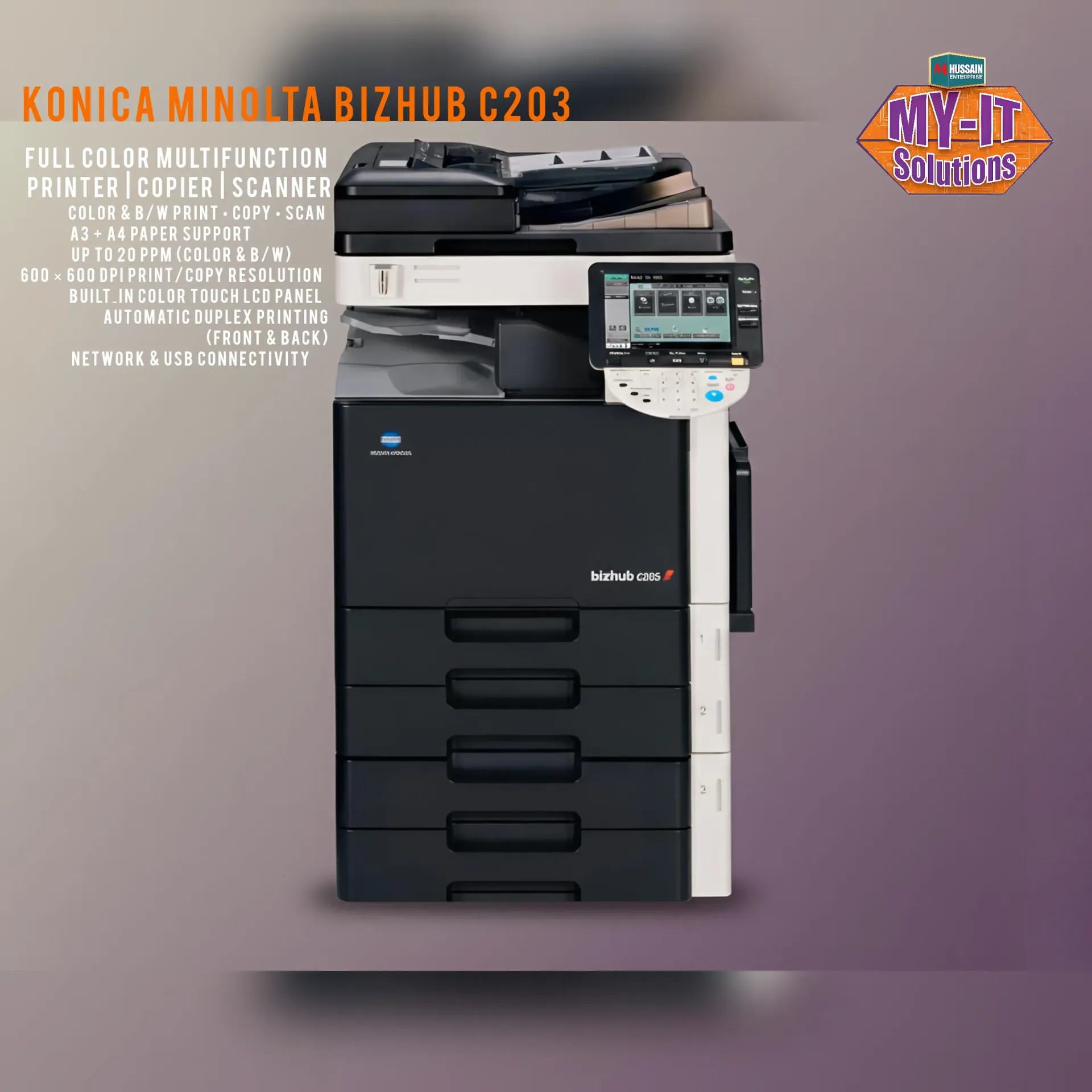 Konica Minolta Bizhub C203  (Color)