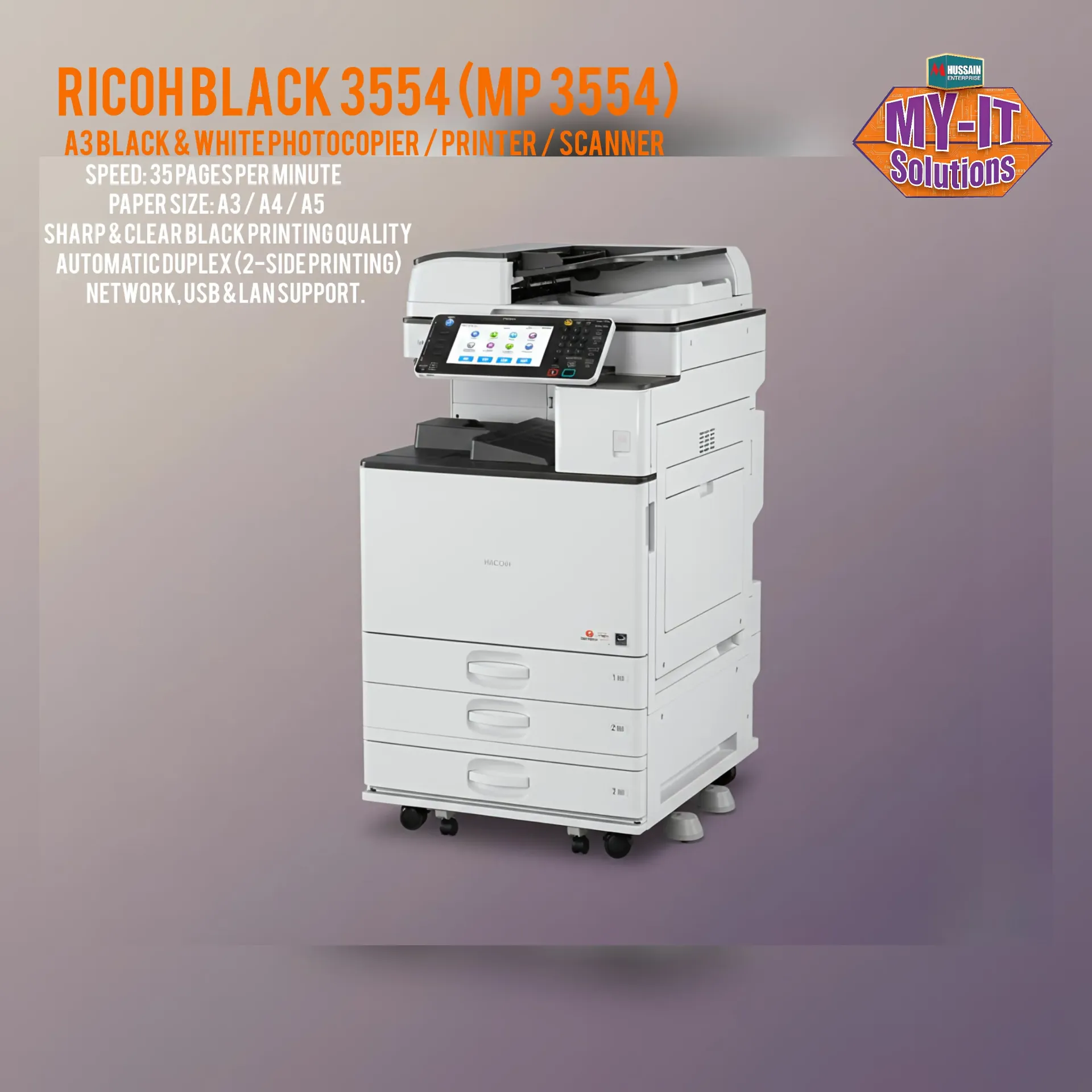 Ricoh black 3554 (Black)