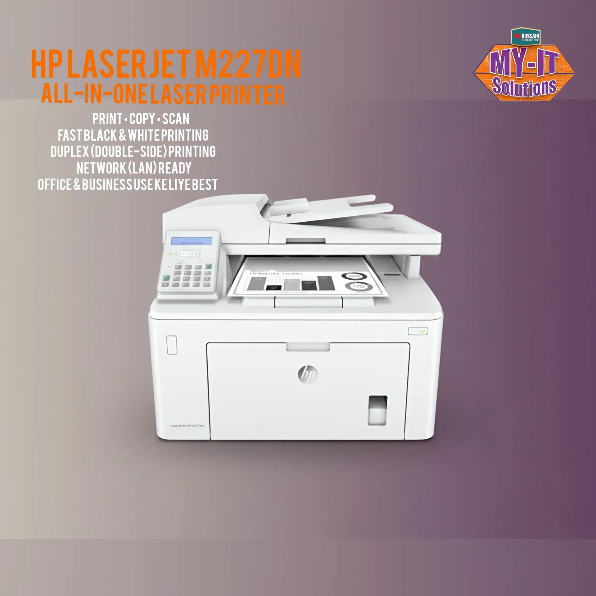 Laserjet pro MFP M227 FDN (Black) Network Connectivity